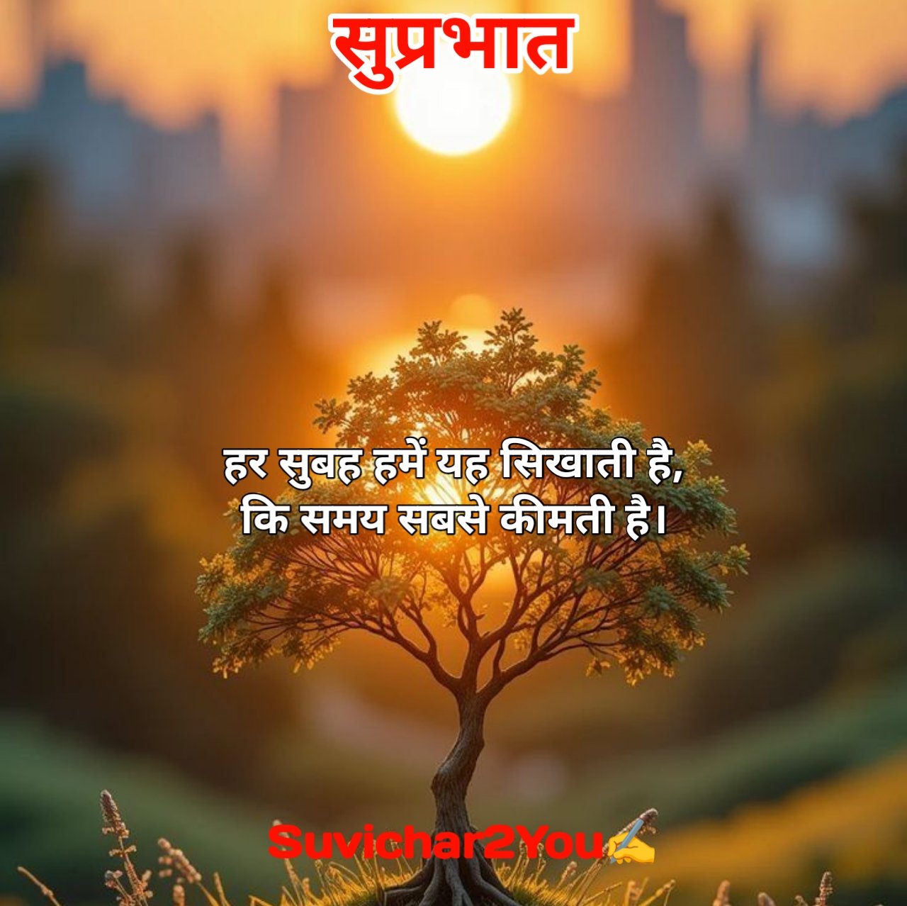 Good morning suvichar in hindi for students